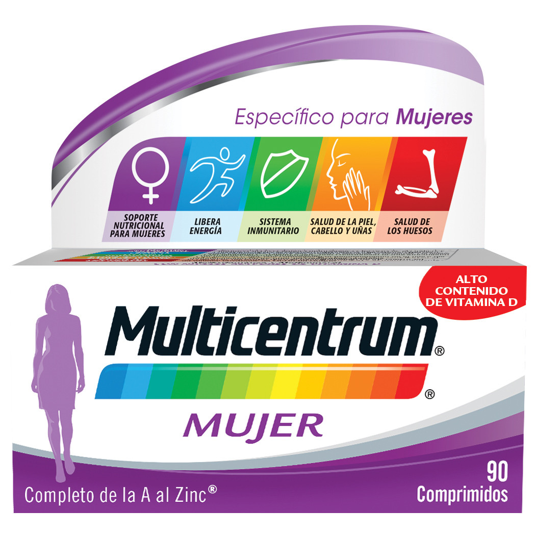 Multicentrum Mujer multivitamínico 90 comprimidos